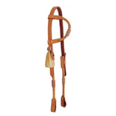 One Ear Headstall with Rawhide & Horse hair
